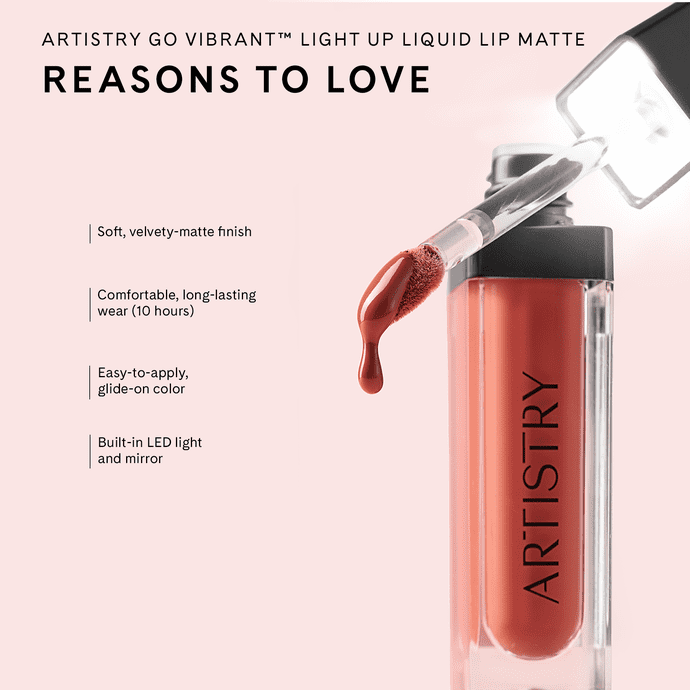 Artistry Go Vibrant Light Up Liquid Lip Matte - Image 4
